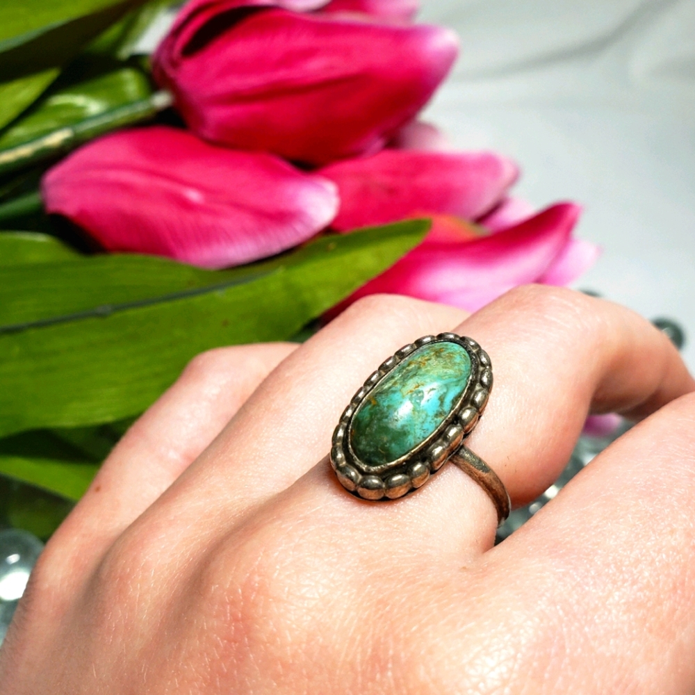 Vintage Turquoise/Silver Ring